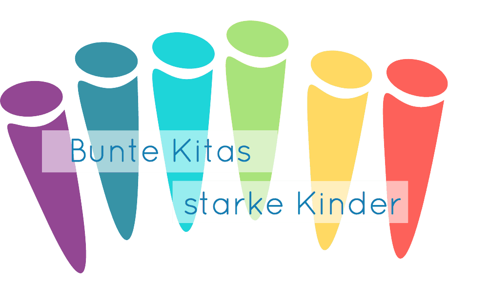Logo des Projektes "Bunte Kitas - starke Kinder"