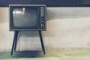 ein alter Fernseher